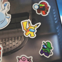 Load image into Gallery viewer, Super Amogus Bros Sticker Sheet