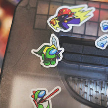 Load image into Gallery viewer, Super Amogus Bros Sticker Sheet