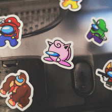 Load image into Gallery viewer, Super Amogus Bros Sticker Sheet
