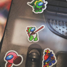 Load image into Gallery viewer, Super Amogus Bros Sticker Sheet
