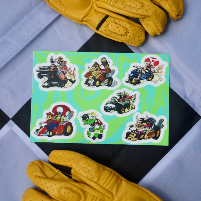 ROAD RAGE WORLD TOUR: Sticker Sheet