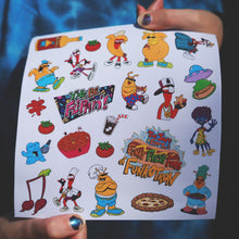 Load image into Gallery viewer, Funky Smelling Sticker Pack | Funky Fresh Foods of Funkotron
